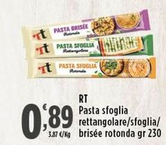 RT - Pasta Sfoglia Rettangolare