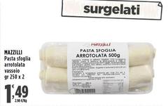 Mazzilli - Pasta Sfoglia Arrotolata Vassoio