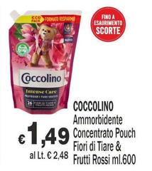 Coccolino - Ammorbidente Concentrato Pouch Fiori Di Tiare & Frutti Rossi