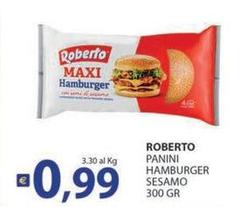 Roberto - Panini Hamburger Sesamo