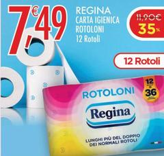Regina - Carta Igienica Rotoloni
