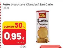 San Carlo - Fette Biscottate Olandesi