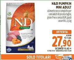 N&D - Pumpkin Mini Adult