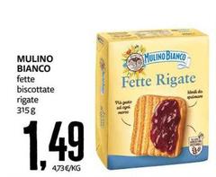 Mulino Bianco - Fette Biscottate Rigate
