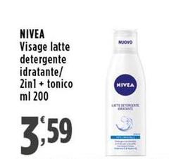 Nivea - Visage Latte Detergente Idratante/ 2in1 + Tonico