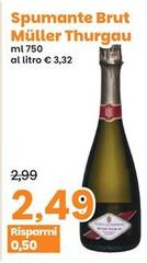 Brut - Spumante  Müller Thurgau