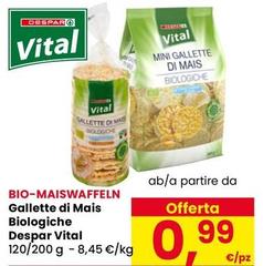 Despar - Bio-Maiswaffeln Gallette Di Mais Biologiche Vital
