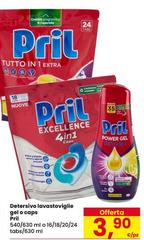 Pril - Detersivo Lavastoviglie Gel O Caps