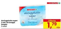 Despar - Asciugatutto Super 3 Veli, 50 Strappi