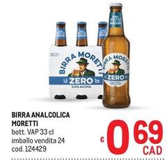 Moretti - Birra Analcolica