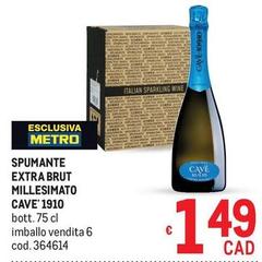 Brut - Spumante Extra  Millesimato