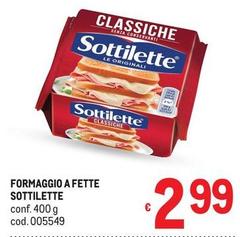 Sottilette - Formaggio A Fette