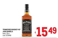 Jack Daniels - Tennessee Whiskey 40°
