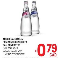 San Benedetto - Acqua Naturale/Frizzante Benedicta