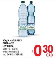 Levissima - Acqua Naturale/Frizzante