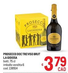 La Gioiosa - Prosecco DOC Treviso Brut