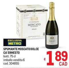 Ernesto - Spumante Moscato Dolce