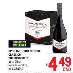 Brut - Spumante  Metodo Classico