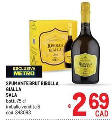 Brut - Spumante  Ribolla Gialla