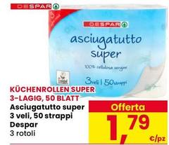 Despar - Asciugatutto Super 3 Veli, 50 Strappi