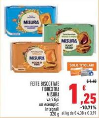 Misura - Fette Biscottate Fibrextra