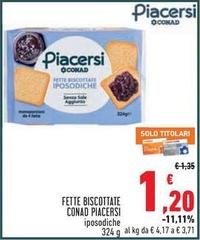 Conad - Fette Biscottate Piacersi