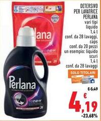 Perlana - Detersivo Per Lavatrice