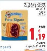 Barilla - Fette Biscottate Mulino Bianco