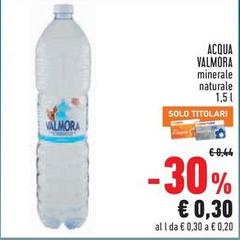 Valmora - Acqua