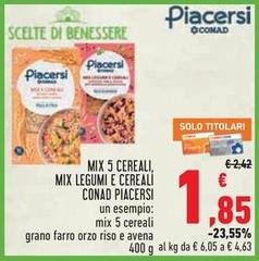 Benessere - Mix 5 Cereali, Mix Legumi E Cereali