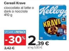 Kelloggs - Cereali Krave Cioccolato Al Latte O Dark O Nocciola