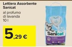 Sanicat - Lettiera Assorbente Al Profumo Di Lavanda