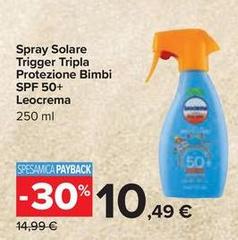 Leocrema - Spray Solare Trigger Tripla Protezione Bimbi Spf 50+
