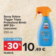 Leocrema - Spray Solare Trigger Tripla Protezione Bimbi Spf 50+
