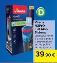 Vileda -  H2Pro Flat Mop Sistema