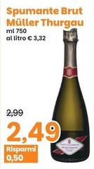 Brut - Spumante  Müller Thurgau