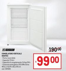 Congelatore Verticale Hightec