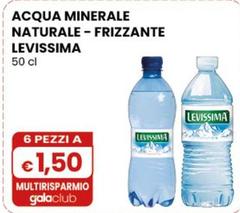 Levissima - Acqua Minerale Naturale/Frizzante 50 Cl
