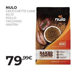 Nulo - Crocchette Cane Pollo Tacchino Anatra