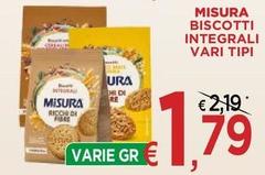 Misura - Biscotti Integrali