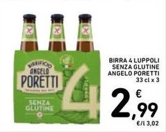 Angelo poretti - Birra 4 Luppoli Senza Glutine