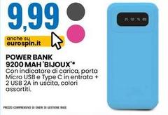 Bijoux - Power Bank 9200 Mah ''*