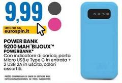 Bijoux - Power Bank 9200 Mah ''*