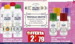 Neutro Roberts - Deo Roll-On Essenze Italiane