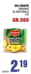 Del Monte - Ananas Al Naturale