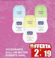 Neutro Roberts - Deodorante Roll-On