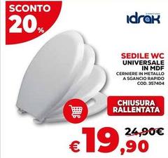 Sedile Wc Universale In Mdf