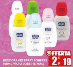 Roberts - Deodorante Spray 150ml/vapo