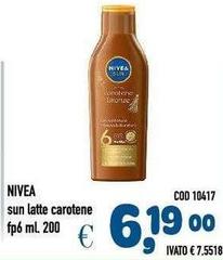 Nivea - Sun Latte Carotene Fp6