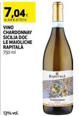 Rapitalà - Vino Chardonnay Sicilia DOC Le Maioliche